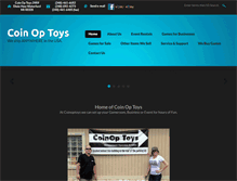 Tablet Screenshot of coinoptoys.com
